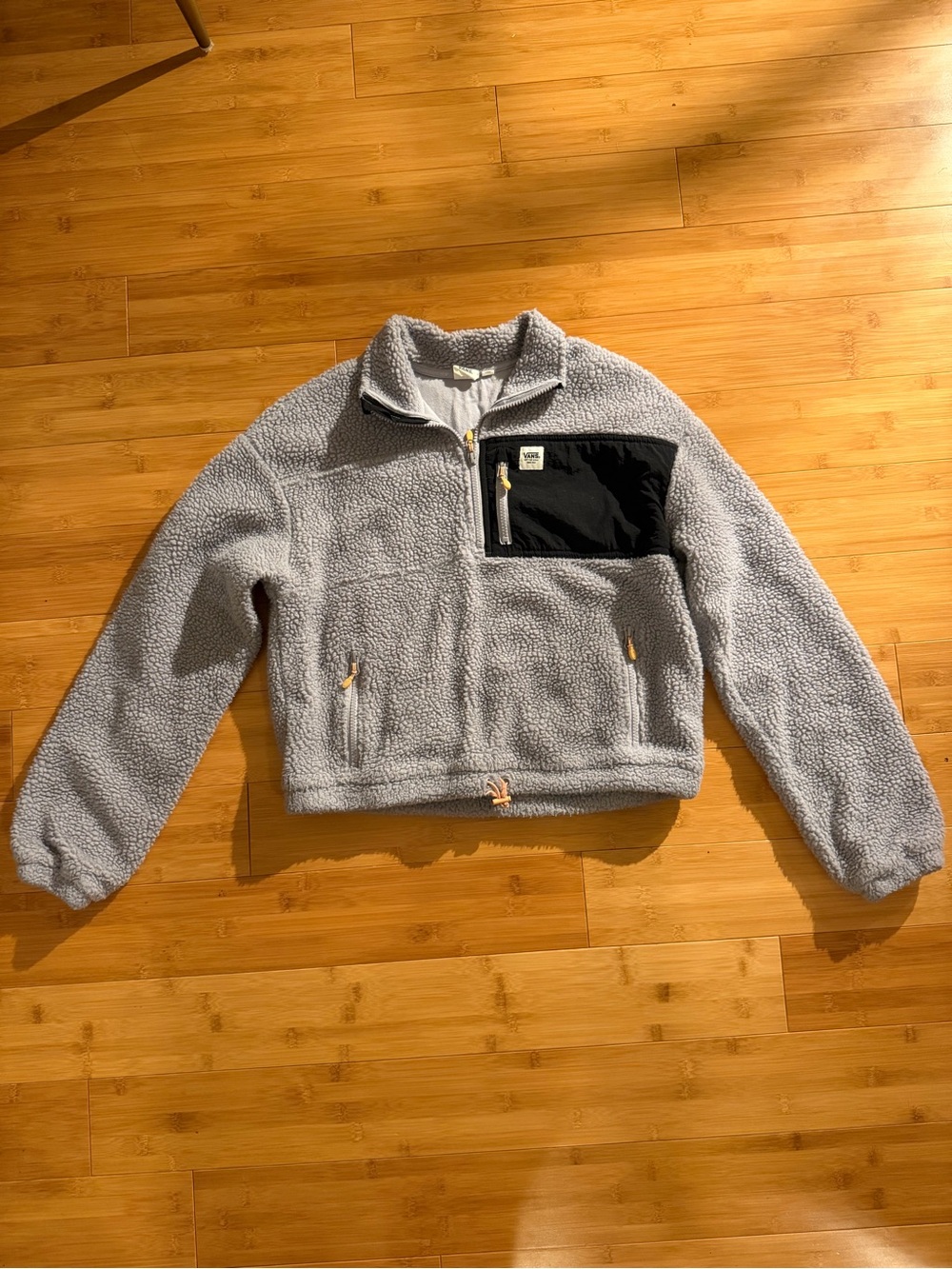 Vans Women’s 1/4 Zip Sherpa Pullover — XS | Periwinkle Blue/Purple